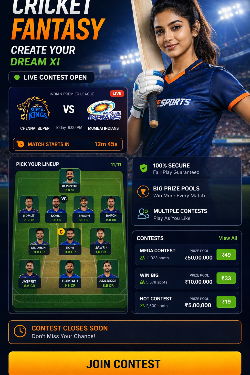 Play Cricket App cricket matchday visual